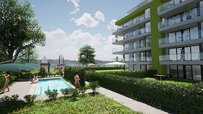 Eladó nyaraló Siófok - Dragon Apartmanok - Látványterv