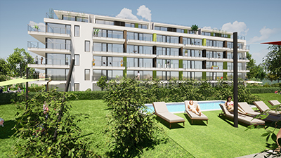 Eladó nyaraló Siófok - Fregatt Apartmanok - Látványterv