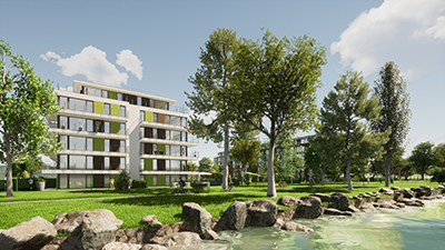 Eladó nyaraló Siófok - Fregatt Apartmanok - Látványterv